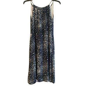 Escada Navy & White Star Halter Dress Escada Sz. 40 /( US Sz. 10)